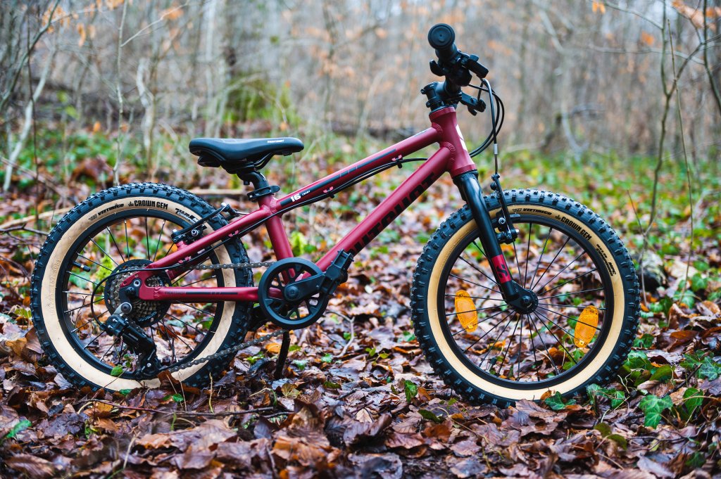 Kinderfahrrad im Wald